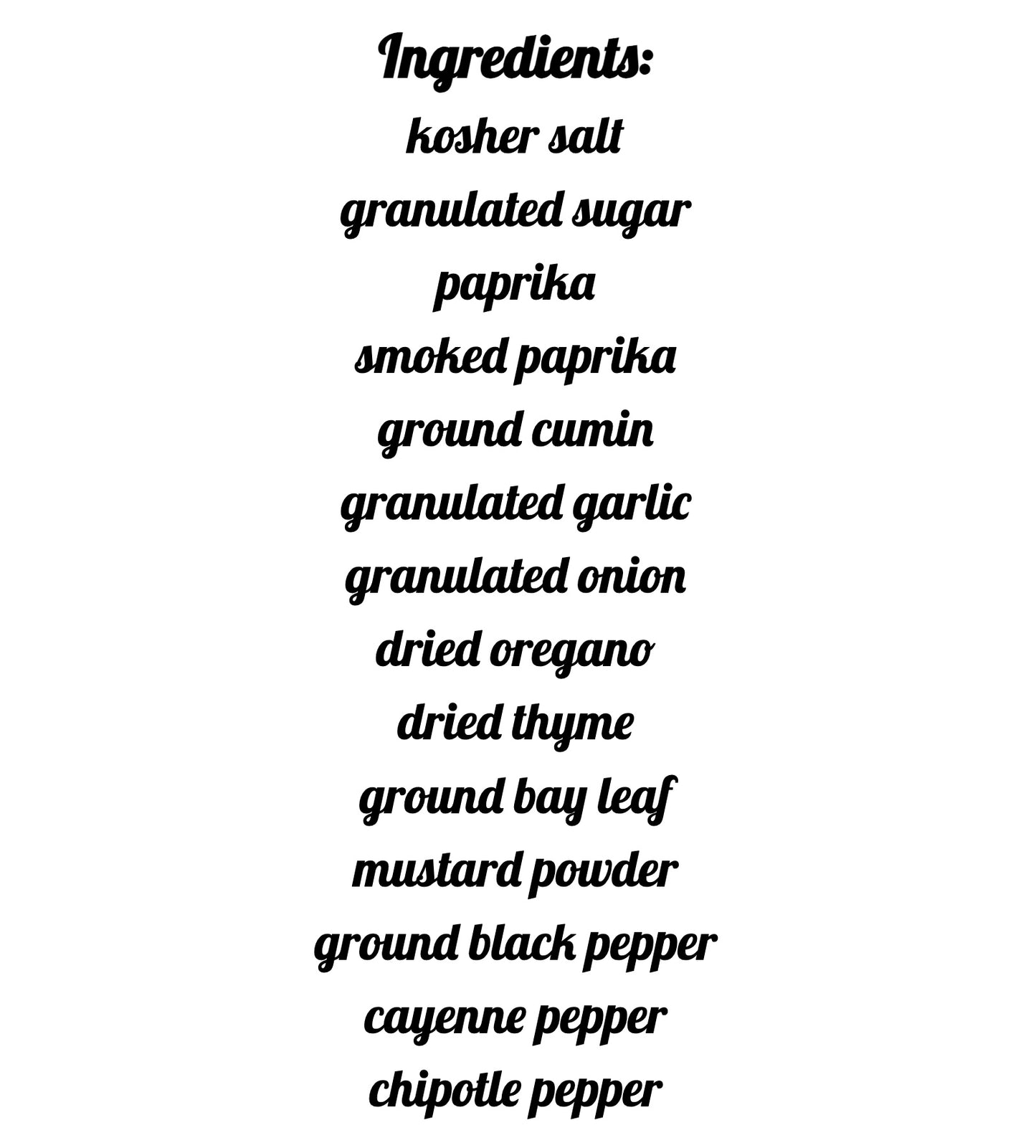 Shakedown Spice Blend Original